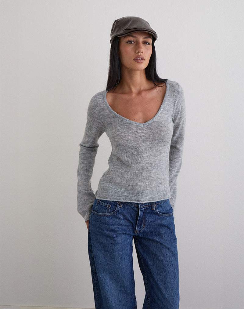 Image of Flat Cap in PU Dark Brown