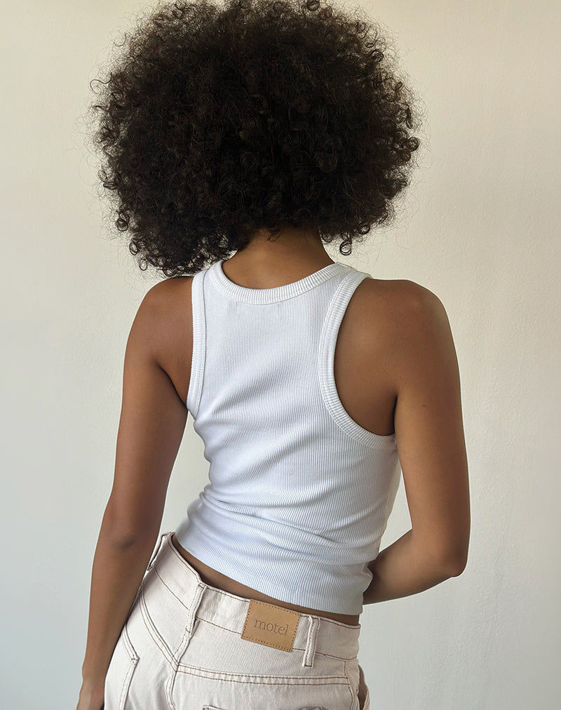 Image of Roomy Extra Wide Low Rise Jeans in Off White