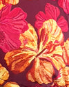 Sketchy Hibiscus Burgundy