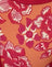 Floral Fun Orange mit kontrastierender Bindung