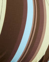Brown and Blue Linear Stripe