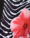 Contrast Binding Floral Zebra