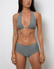 Image of Kairi Bikini Bottom in Charcoal with Studs