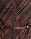 Chiffon Mix Brown Stripe