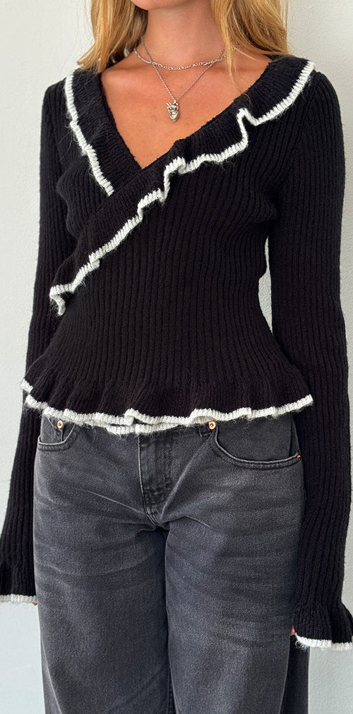 Image of Christella Top in Black