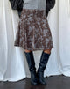 Image of Clarita Midi Skirt in Botanical Shadow Brown