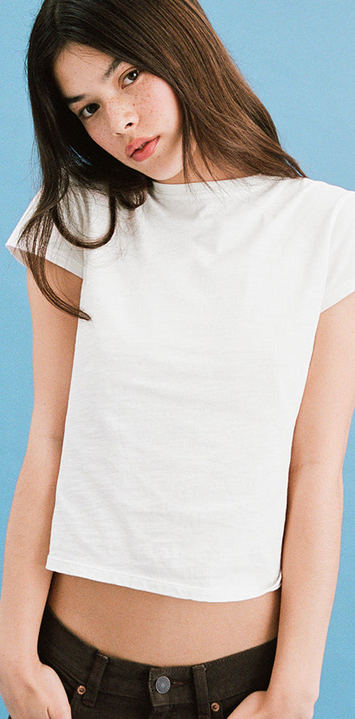 Image of Clio Baggy Tee in Ivory