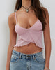 Image of Cojira Mesh Butterfly Top in Baby Pink