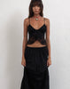 Image of Cojira Lace Butterfly Top in Black