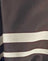 PU Chocolate with Ivory Stripe