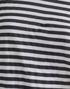 Ivory with Charcoal Stripes