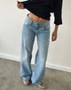 Image of Low Rise Parallel Jeans In Bright Blue Used