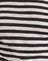 Jersey transparent à rayures noires et blanches