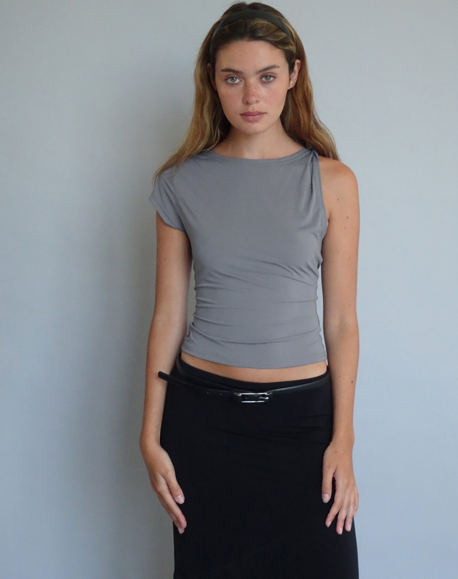 Image of Dannas Asymmetric Top in Grey