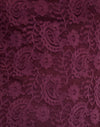 Paisley Lace Burgundy