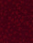 Red Grunge Floral Flock