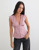 Image of Devlon Blouse in Dusty Rose