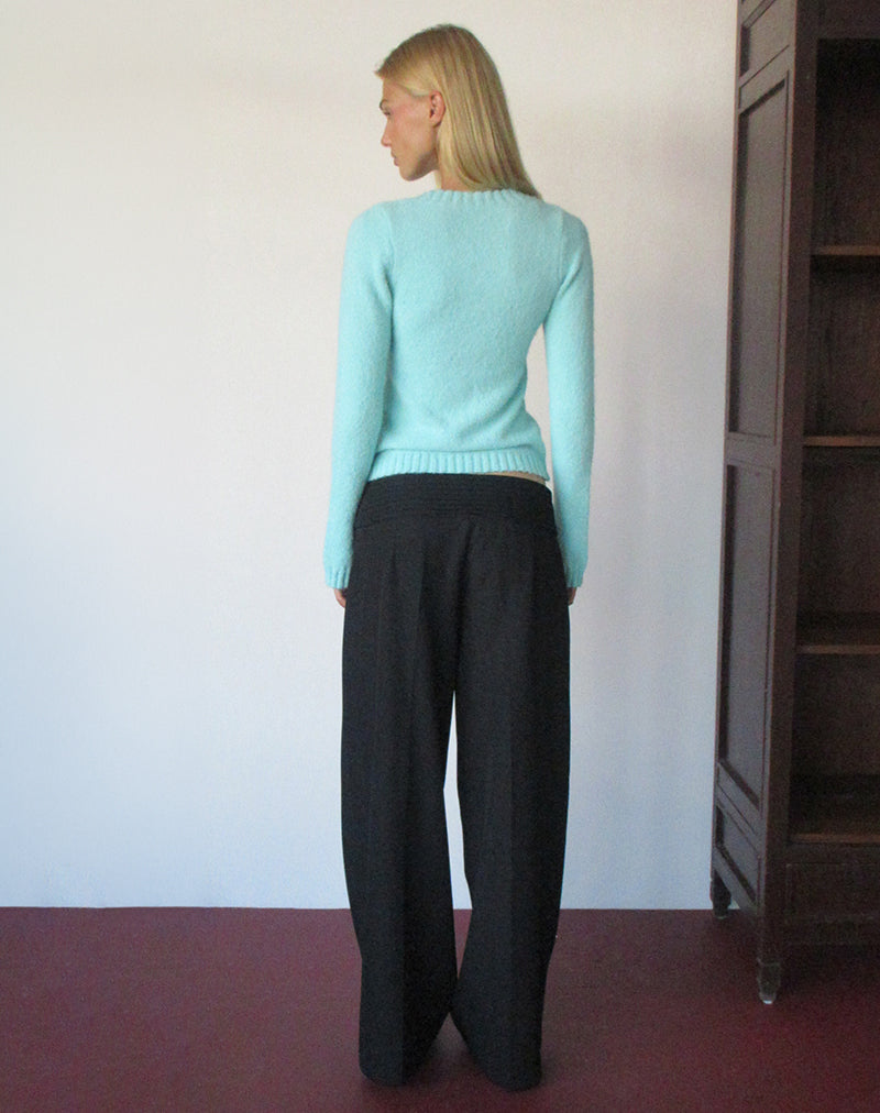 Photo du pull Dinesa en maille bleu clair