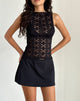 Image of Dudley Top in Regal Lace Black