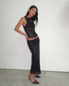 Image of Tresha Maxi Skirt in Sequin Knit Black