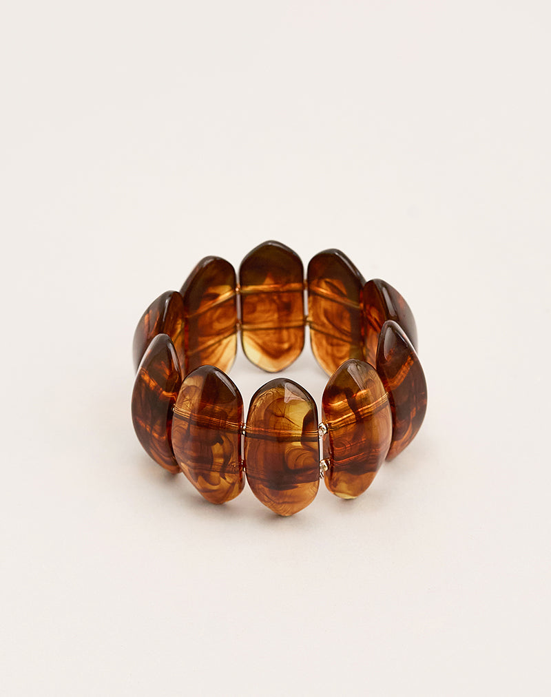 Image of Elas Acrylic Brown Bangles
