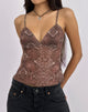 Image of Elowyn Cami Top in Oversized Snake Skin