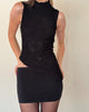 Image of Ember Sleeveless Top in Textured Black