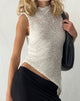 Image of Ember Sleevless Top in Textured Ivory