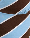 Retro-Streifen Blau
