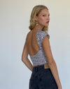 Image of Erika Backless Top in Silver Sequin