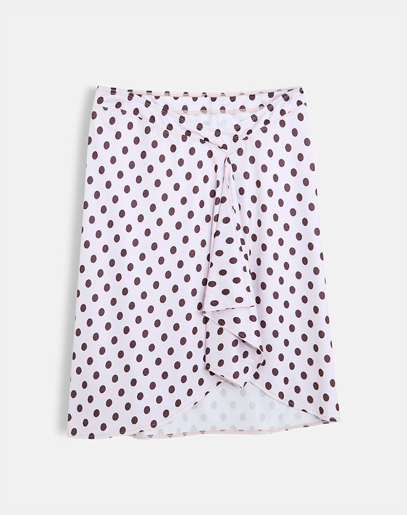 Image of Esmeray Midi Skirt in Retro Polka Dot