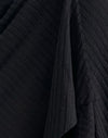 Sheer Diagonal Knit Black