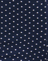 Azul marino con estampado de lunares micro