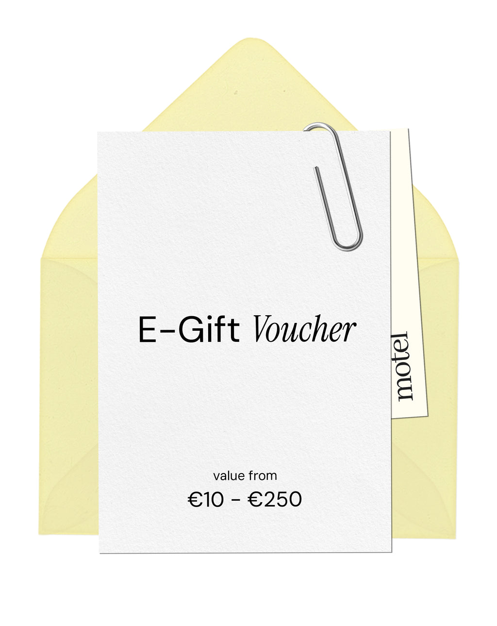Chèque cadeau électronique Motel
