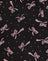 Mesh Ditsy Ribbon Dusty Pink Flock