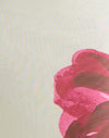  Cream with Red Watercolour Flower