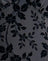 Vine Flocked Floral Ocean Storm