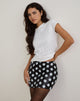 Image of Gaera Skirt in Polka Sequin Monochrome