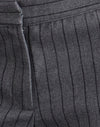 Pinstripe Charcoal