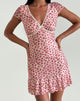 Image of Ginevra Dress in Gardenia Romantic with Lace Trim