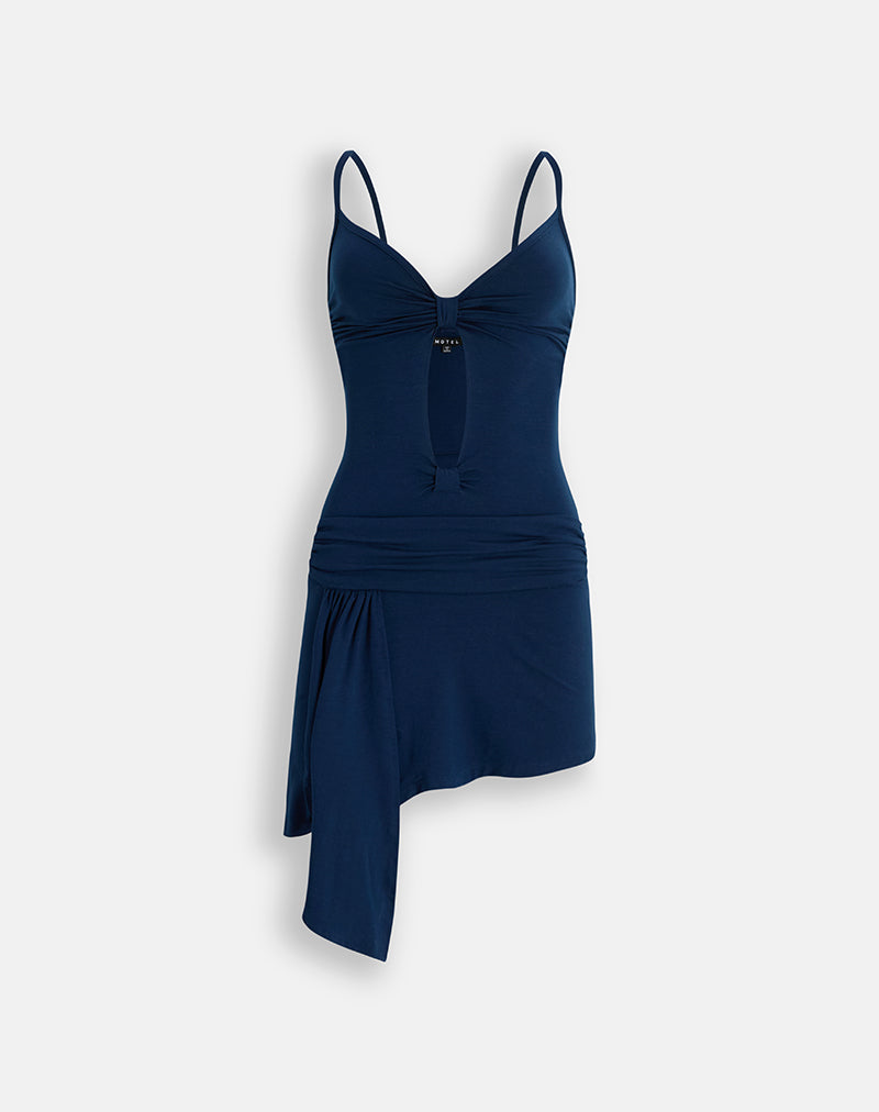 Image of Ginny Mini Dress in Navy
