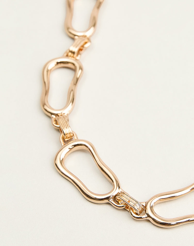 Gold Plated Shape Bracelet