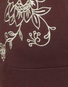 Bitter Chocolate with Floral Embroidery