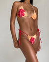 Image of Pami Bikini Top in Orange Flower