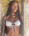 Image of Ricoa Bikini Top in Pretty Petal Ivory