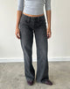 Image of Low Rise Relaxed Cargo Jeans in Vintage Black
