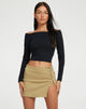 image of Iram Mini Skirt in Tan