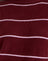 Burgundy with Pink Stripe