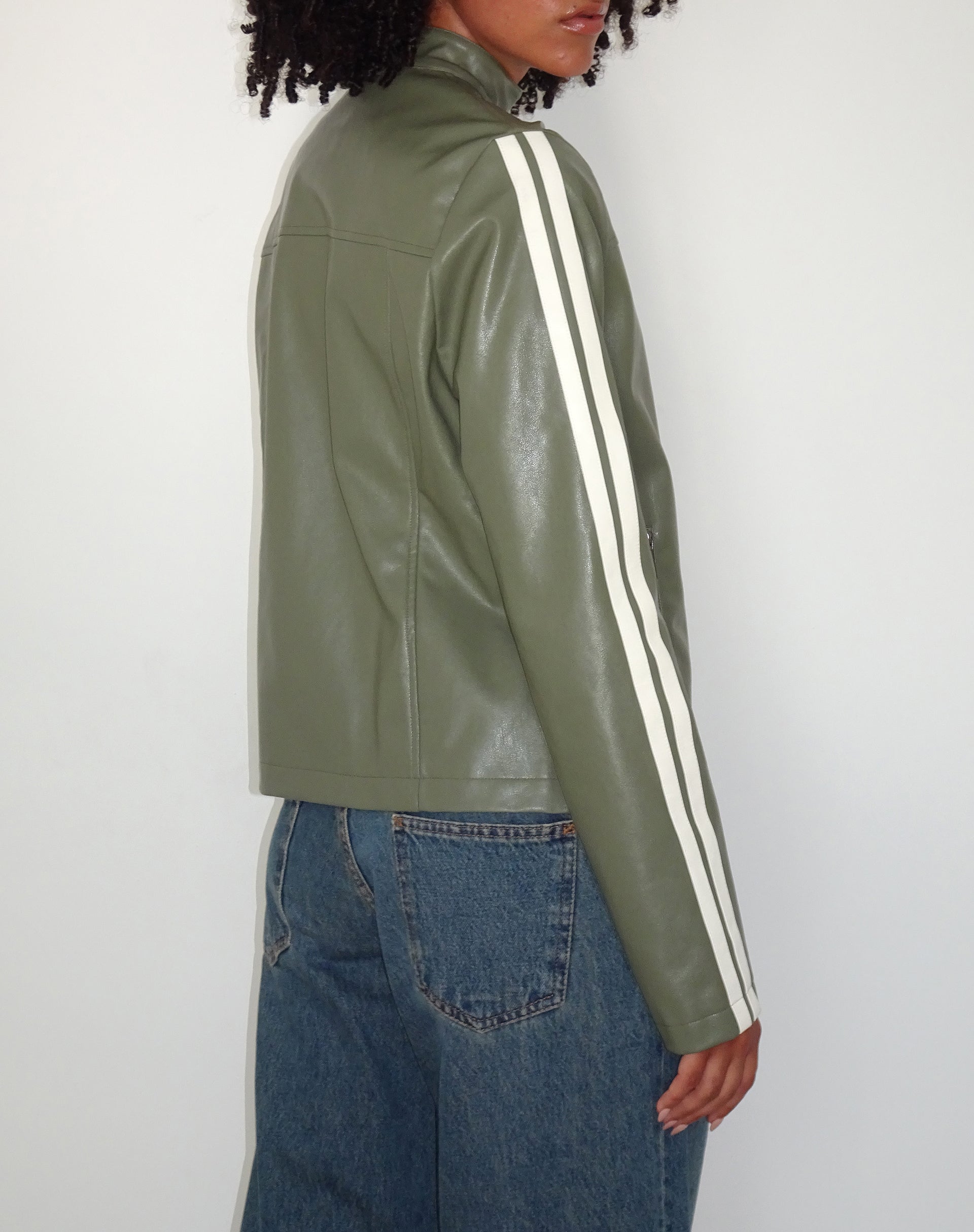 PU Green Zip Up Biker Jacket | Jacquie – motelrocks-com-eur PU Green Zip Up Biker Jacket | Jacquie – motelrocks-com-eur
