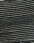 Black and White Stripe with Picot Trim